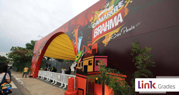 camarote brahma grades de plastico carnaval