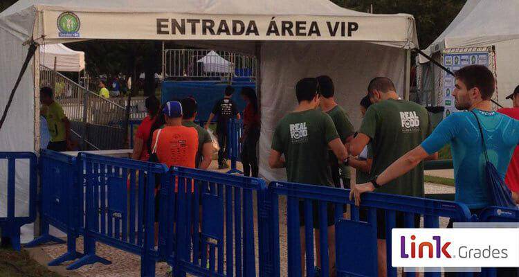 grades para corrida de rua locação