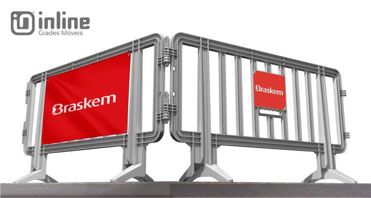 Link and Braskem manufacture first plastic barricades in Latin America